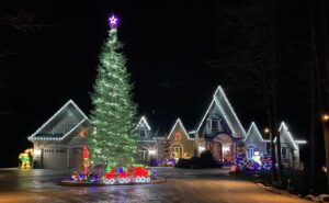 Stouffville holiday and Christmas lighting installations