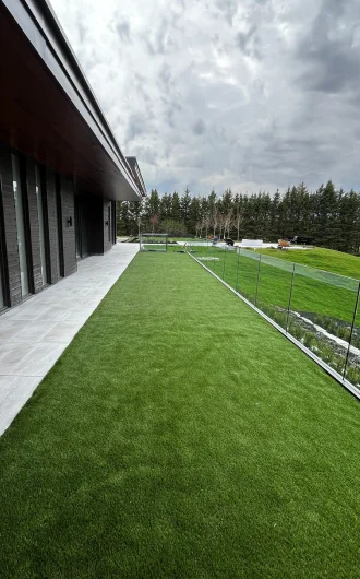 artificial turf installation