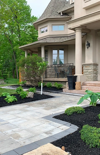 sunready landscaping elegant house set amidst beautiful landscaping