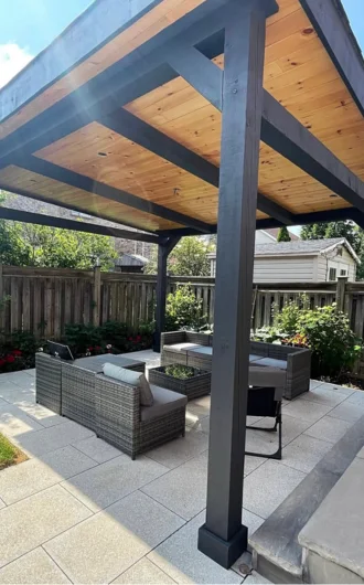 wooden pergola services gta